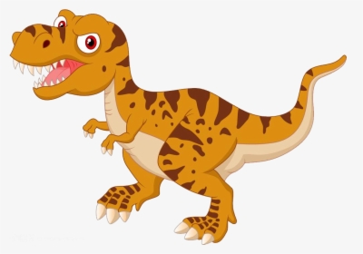 Tyrannosaurus Cartoon Illustration Cute Dinosaurs - Dinosaur T Rex Clip Art Free, HD Png Download, Transparent PNG