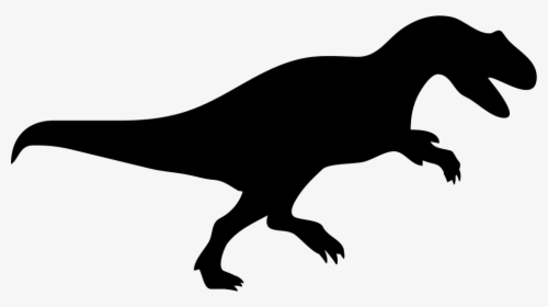 Tyrannosaurus Albertosaurus Dinosaur Silhouette - T Rex Dinosaur Silhouette, HD Png Download, Transparent PNG