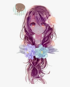 Beautiful Anime Girl Hair , Png Download - Very Pretty Anime Girls, Transparent Png, Transparent PNG