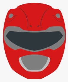 Power Rangers Clipart Helmet - Red Power Ranger Svg, HD Png Download, Transparent PNG