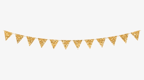 #gold #glitter #banner #flag #pennant #png - Uitnodiging Kinderfeestje Superhero, Transparent Png, Transparent PNG