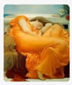 Painting Woman Sleep Orange Freetoedit Scfamouspainters - Famous Sleeping Women Art, HD Png Download, Transparent PNG