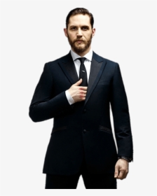 Tom Hardy Posing - Tom Hardy In A Suit, HD Png Download, Transparent PNG