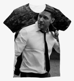 Tom Hardy ﻿classic Sublimation Women S T-shirt   Class - Tom Hardy Black And White, HD Png Download, Transparent PNG
