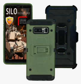 Samsung Galaxy Note 8 Mm Silo Rugged Case Army Green - Mobile Phone, HD Png Download, Transparent PNG