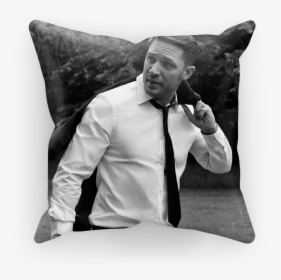 Tom Hardy ﻿sublimation Cushion Cover   Class - Tom Hardy Black And White, HD Png Download, Transparent PNG