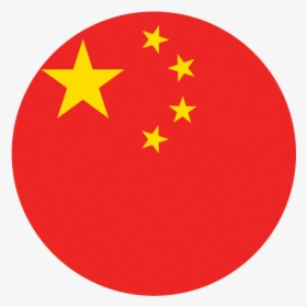 Chinese-icon - China Flag Circle Icon, HD Png Download, Transparent PNG