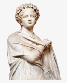 #statue #roman #marble #stone #woman - Red Angel Statue Aesthetic, HD Png Download, Transparent PNG