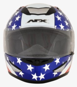 White American Flag Png -afx Unisex White Motorcycle - Motorcycle Helmet, Transparent Png, Transparent PNG