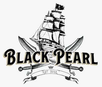 Black Pearl Bar & Restaurant - Black Pearl Ship Logo, HD Png Download, Transparent PNG