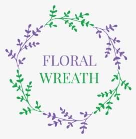 Coroa De Flores Estilo Convite Floral Ornamento - Vine Circle, HD Png Download, Transparent PNG