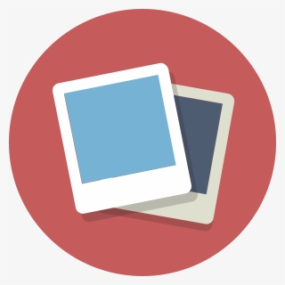 Circle Icons Polaroids - Polaroids Icon, HD Png Download, Transparent PNG