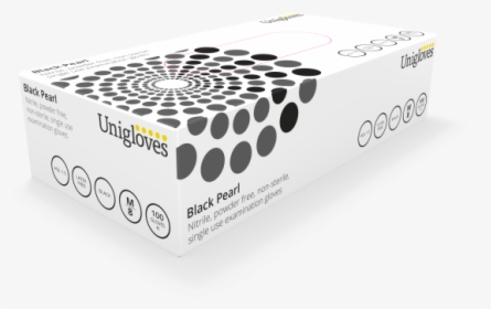 Uniglove Black Pearl Nitrile Pf Size Xs - Disposable Glove, HD Png Download, Transparent PNG