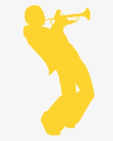 Man Playing Trumpet Silhouette, HD Png Download, Transparent PNG