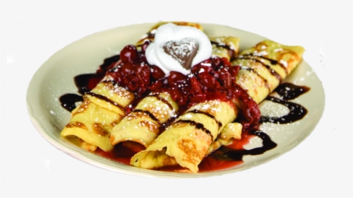 Pancake House Serves Up V-day Crepes Via Dallasfoodner - Crepes Transparent, HD Png Download, Transparent PNG