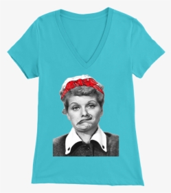 I Love Lucy Red Bandana Tee - T-shirt, HD Png Download, Transparent PNG