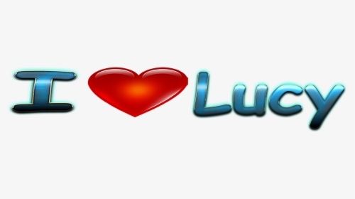 Lucy Love Name Heart Design Png - Heart, Transparent Png, Transparent PNG