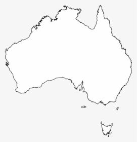 Australia Map White Svg Clip Arts - Australia Map White Png, Transparent Png, Transparent PNG