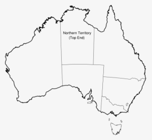 Blank Map Of Australia, HD Png Download, Transparent PNG