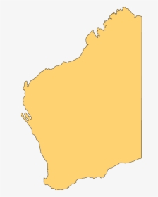 Blank Map Of Western Australia Large Map - West Australia Outline Map, HD Png Download, Transparent PNG