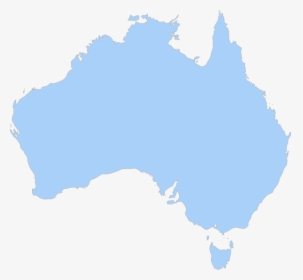 Blue Map Australia Hi Faded3 - Map Of Australia Blue Png, Transparent Png, Transparent PNG