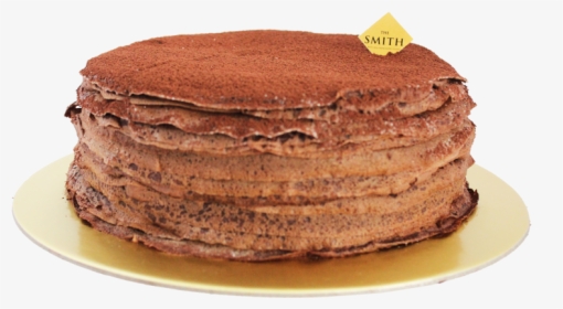 Chocolate Mille Crepes - Macaroon, HD Png Download, Transparent PNG