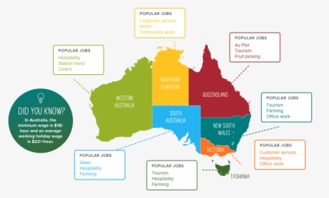 Australia Fertility Rate Map, HD Png Download, Transparent PNG