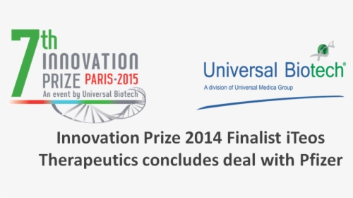 Innovation Prize 2014 Finalist Iteos Concludes A Deal - Universal Biotech, HD Png Download, Transparent PNG