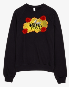 Black Bee Honeycomb Rose Sweatshirt - Squad Sweater, HD Png Download, Transparent PNG