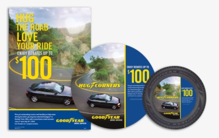Goodyear Retail Promotions And Point Of Sale Materials - Tire Point Of Sale, HD Png Download, Transparent PNG