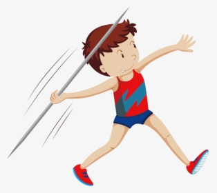 Transparent Athlete Clipart - Javelin Throw Clipart, HD Png Download, Transparent PNG