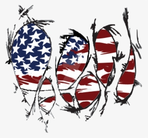 Collection Of Tattered - Torn American Flag Design, HD Png Download, Transparent PNG