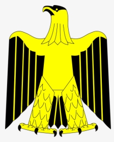 Eagle, Heraldic Animal, Gold, Black, Pride, Power - Iraq Coat Of Arms, HD Png Download, Transparent PNG