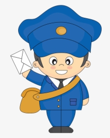 Postman Png Image Background - Postman Cartoon, Transparent Png, Transparent PNG
