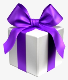 Purple Gift Box Png, Transparent Png, Transparent PNG