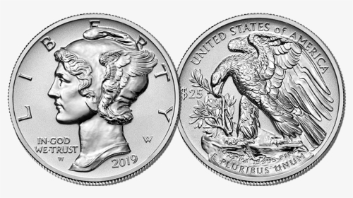 Palladium American Eagle Coin - 2016 Harpers Ferry Quarter, HD Png Download, Transparent PNG