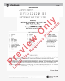 Product Thumbnail - Star Wars Epic 1 Sheet Music, HD Png Download, Transparent PNG