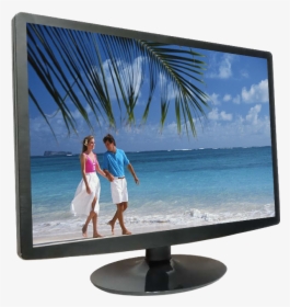 White Computer Monitor/pc Monitor/special Offer Tft - Monitor Pc Png, Transparent Png, Transparent PNG