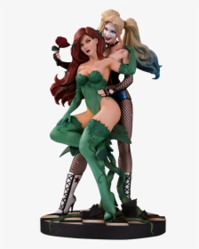 Harley Quinn Poison Ivy Statue, HD Png Download, Transparent PNG