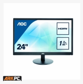 Aoc E2470swh 23.6 Monitor, HD Png Download, Transparent PNG
