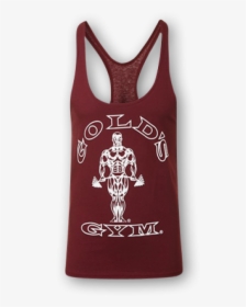 Golds Gym Stringer Black With White Lining, HD Png Download, Transparent PNG