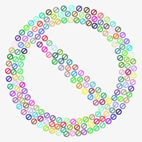 Prohibited, No, Sign, Forbidden, Restricted, Fractal - Icon, HD Png Download, Transparent PNG