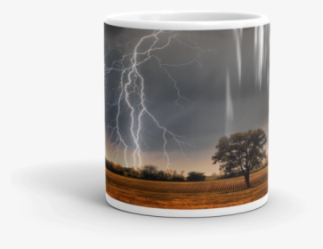 Weather Map Symbols On Ceramic Mug - Lightning, HD Png Download, Transparent PNG