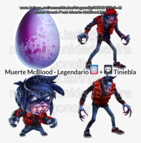 Monster Legends Muerte Mcblood, HD Png Download, Transparent PNG