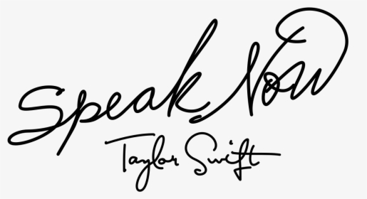 Transparent Taylor Swift Png - Taylor Swift Speak Now Text, Png Download, Transparent PNG