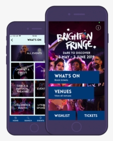 Brighton Fringe Iphone Mockup, HD Png Download, Transparent PNG