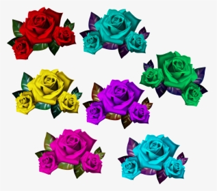 Colorful Romeo Juliet Bouquet Of Roses Frame Clipart - Clip Art, HD Png Download, Transparent PNG