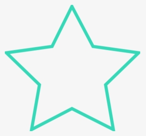 Turquoise Star, HD Png Download, Transparent PNG