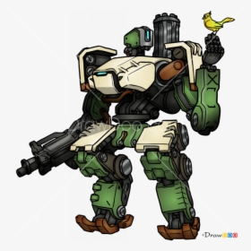 Overwatch Bastion Drawing, HD Png Download, Transparent PNG