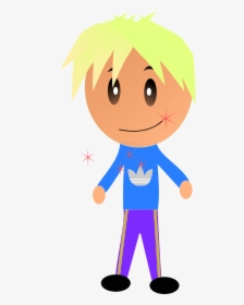 Blonde Animated Boy Png, Transparent Png, Transparent PNG